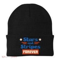 Stars And Stripes Forever Patriotic Holiday Beanie thumb 0