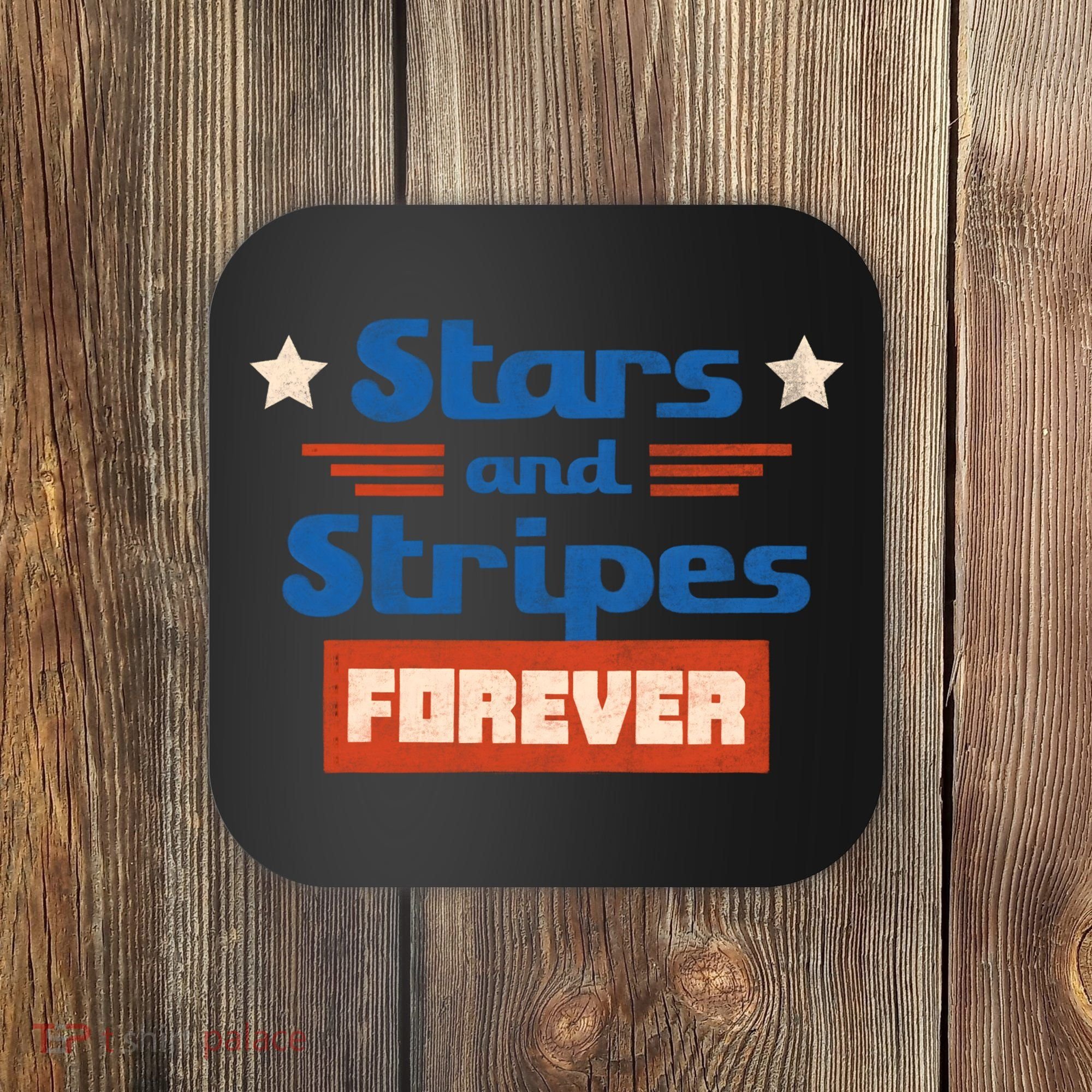 Stars And Stripes Forever Patriotic Holiday Coaster