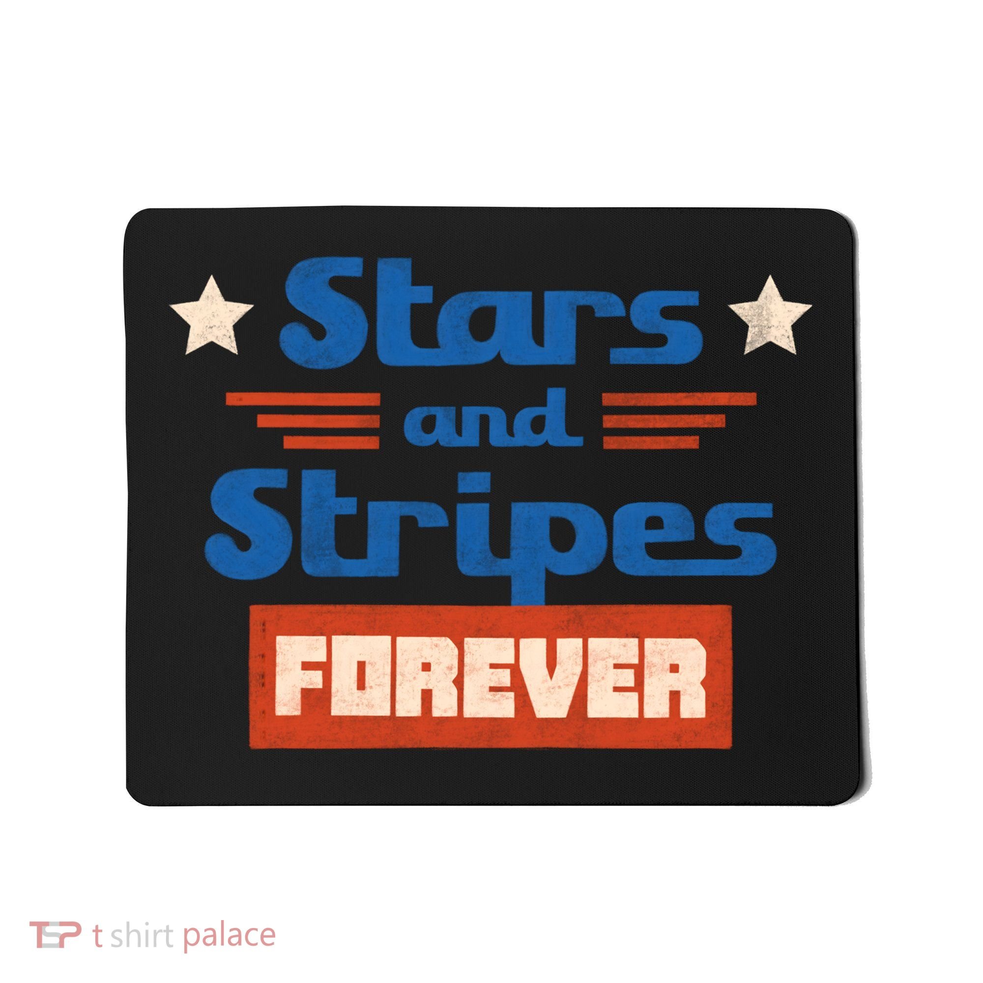 Stars And Stripes Forever Patriotic Holiday Mousepad