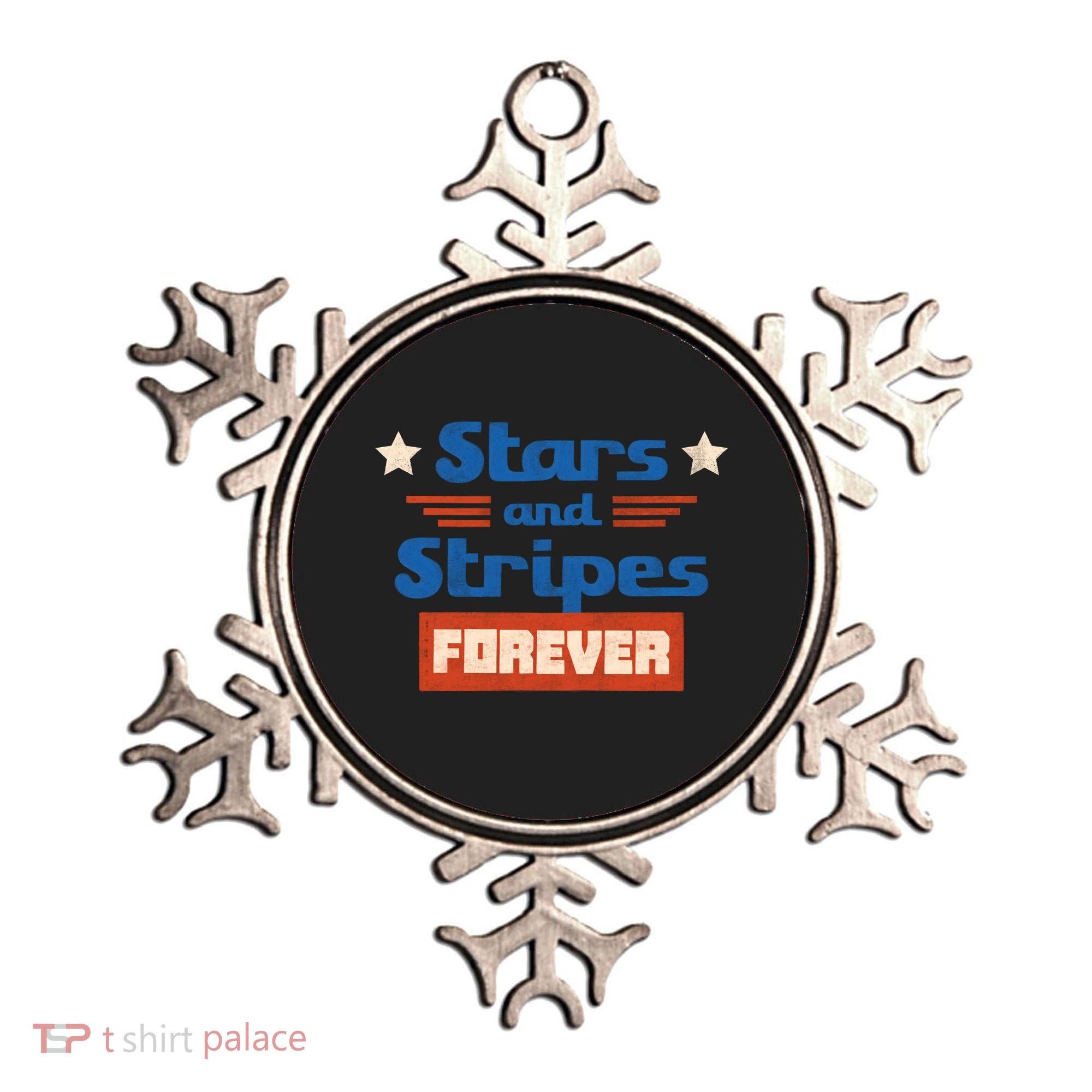 Stars And Stripes Forever Patriotic Holiday Ornament