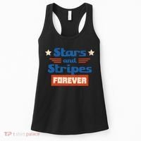Stars And Stripes Forever Patriotic Holiday Women's Tank Top thumb 0