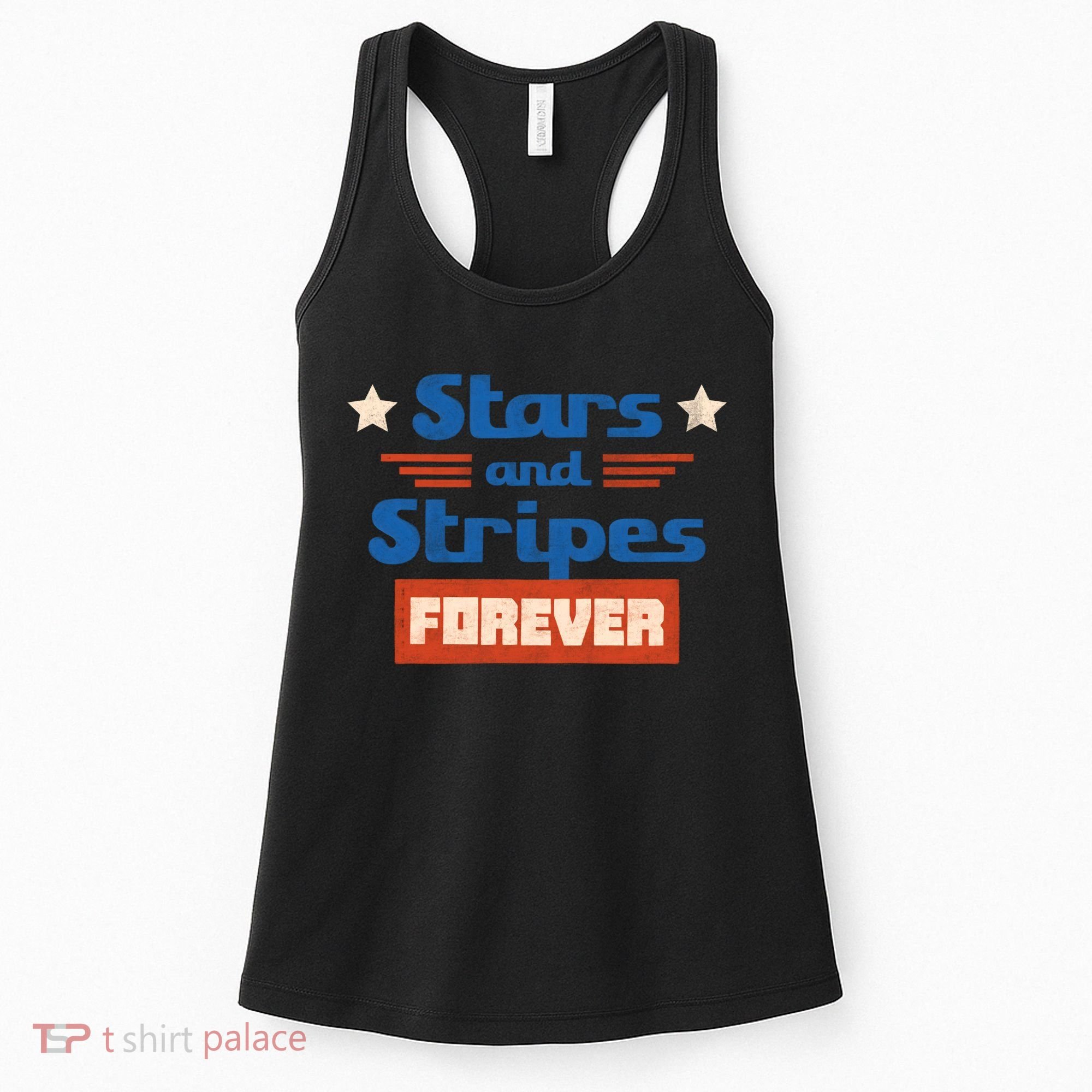 Stars And Stripes Forever Patriotic Holiday Women's Tank Top