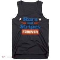 Stars And Stripes Forever Patriotic Holiday Tank Top thumb 0
