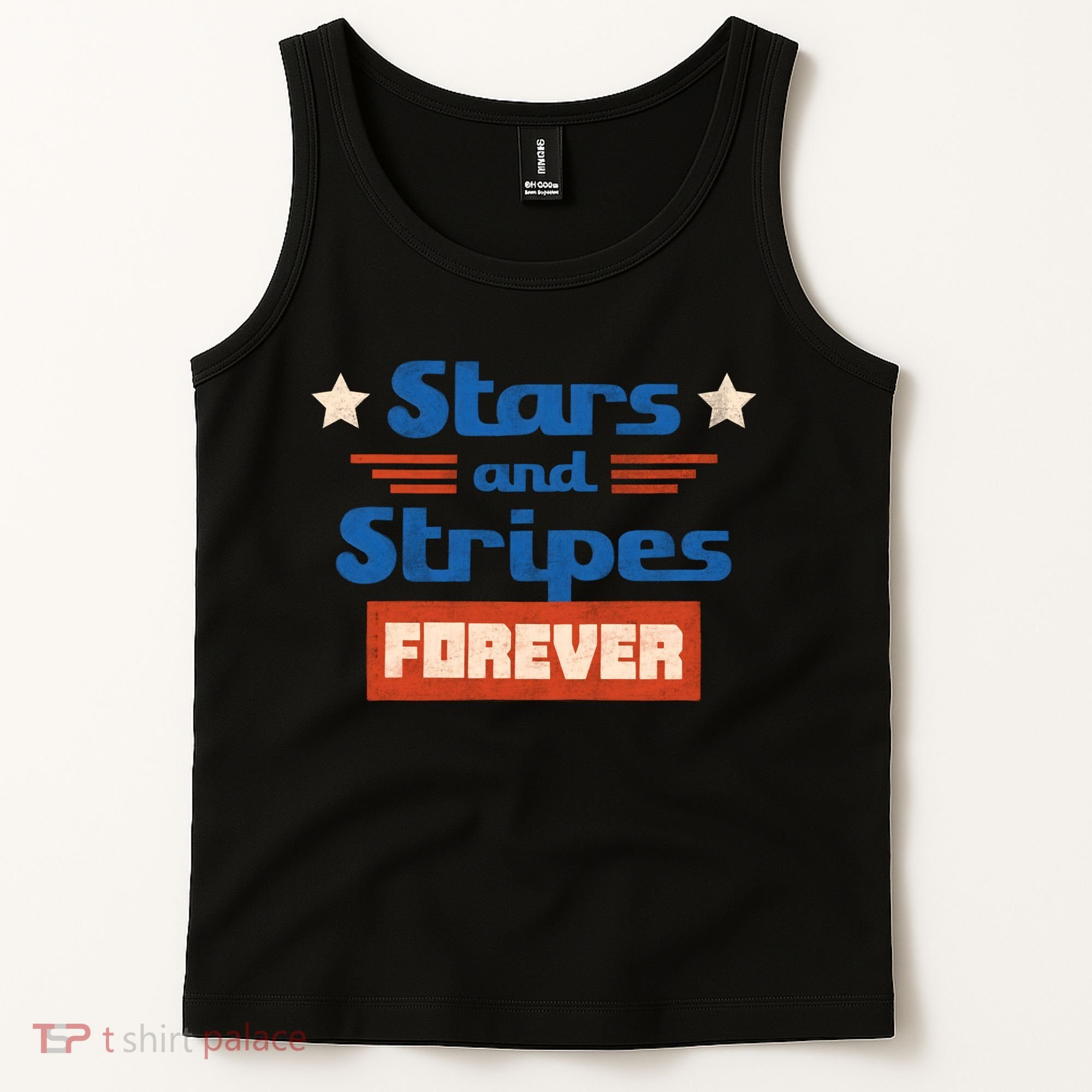 Stars And Stripes Forever Patriotic Holiday Tank Top