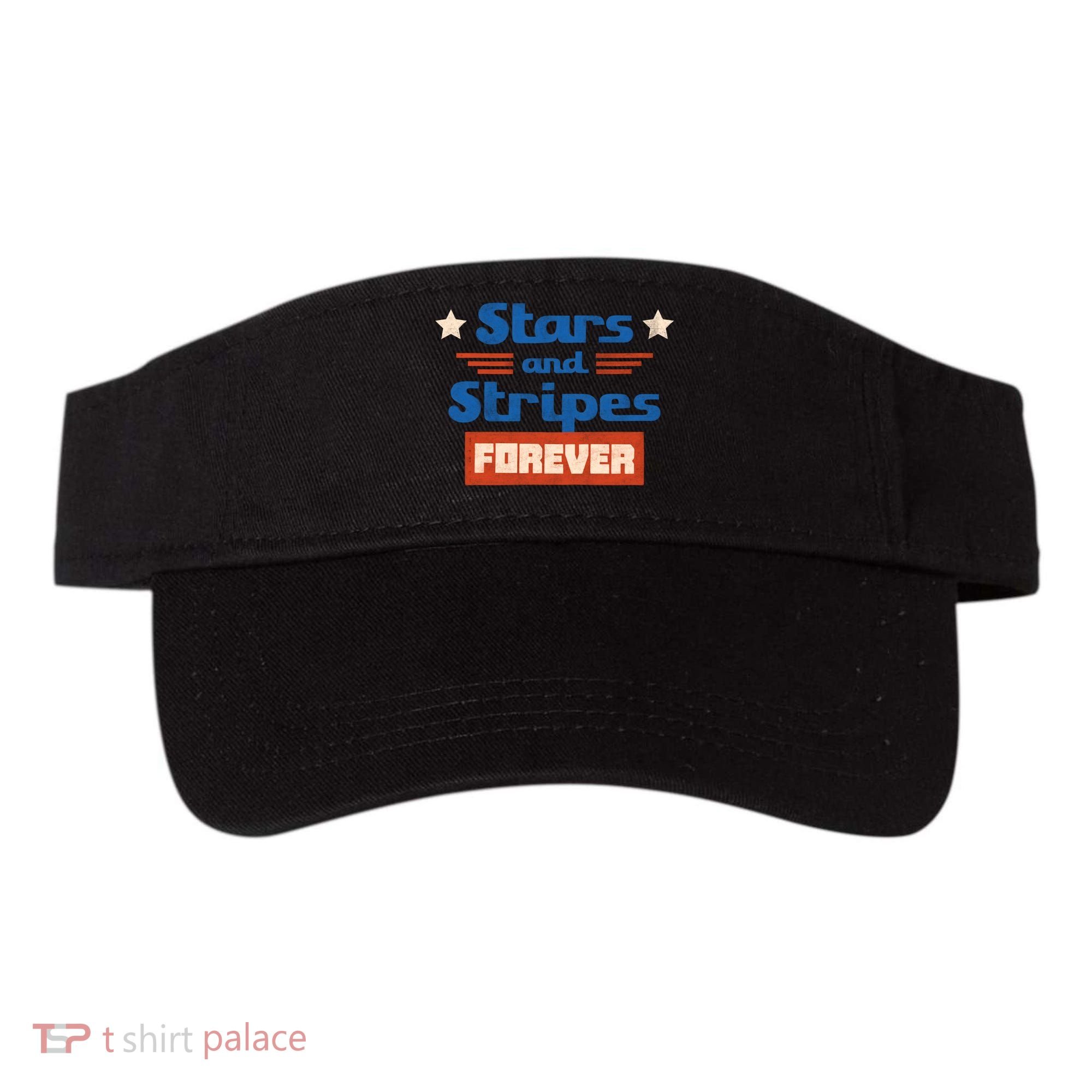 Stars And Stripes Forever Patriotic Holiday Visor