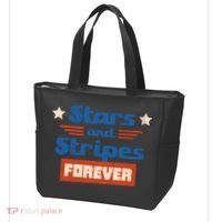 Stars And Stripes Forever Patriotic Holiday Tote Bag thumb 3