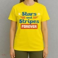 Stars And Stripes Forever Patriotic Holiday T-Shirt thumb 4