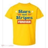 Stars And Stripes Forever Patriotic Holiday Toddler T-Shirt thumb 0