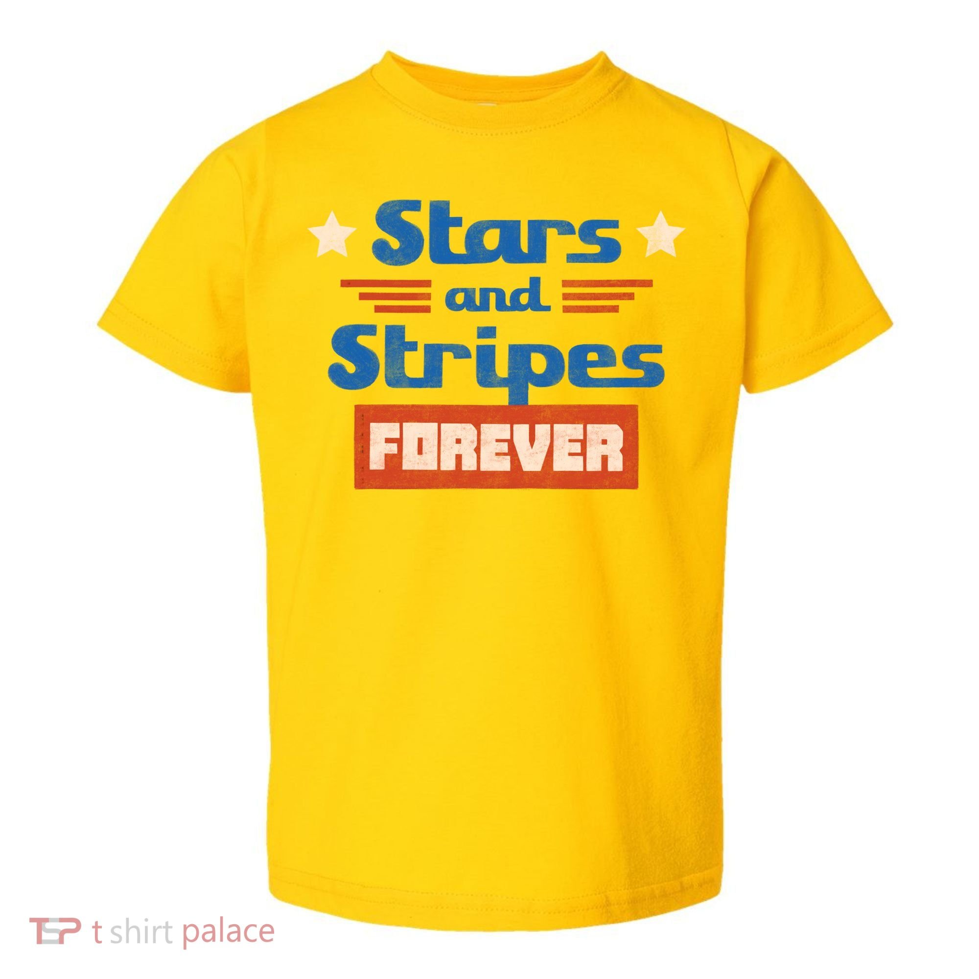 Stars And Stripes Forever Patriotic Holiday Toddler T-Shirt