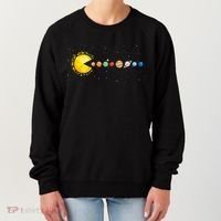 Space Astronomer Science Astronaut Sun Eat Planet Video Game Women's Sweatshirt thumb 0