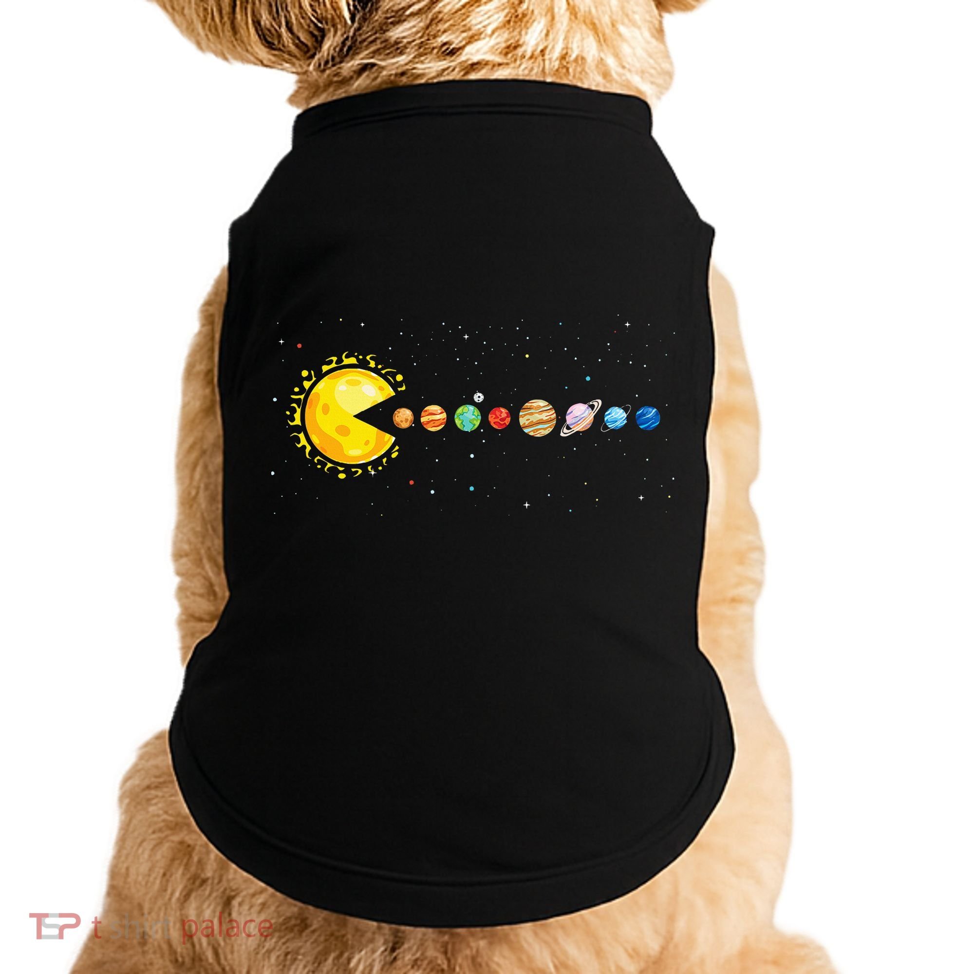 Space Astronomer Science Astronaut Sun Eat Planet Video Game Doggie Tank