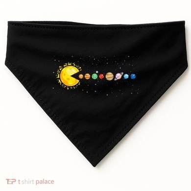 Space Astronomer Science Astronaut Sun Eat Planet Video Game USA-Made Doggie Bandana