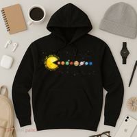 Space Astronomer Science Astronaut Sun Eat Planet Video Game Hoodie thumb 3