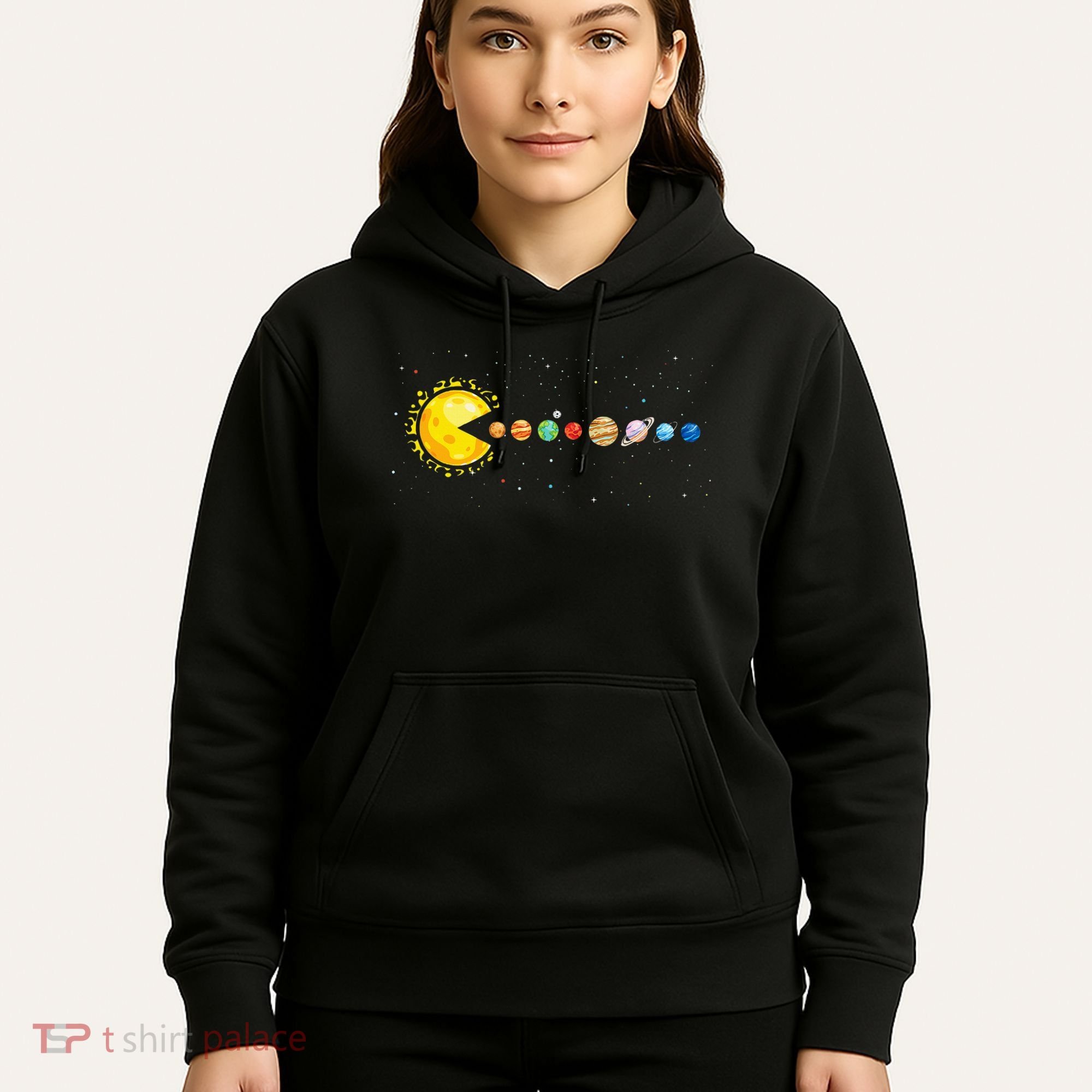 Space Astronomer Science Astronaut Sun Eat Planet Video Game Hoodie