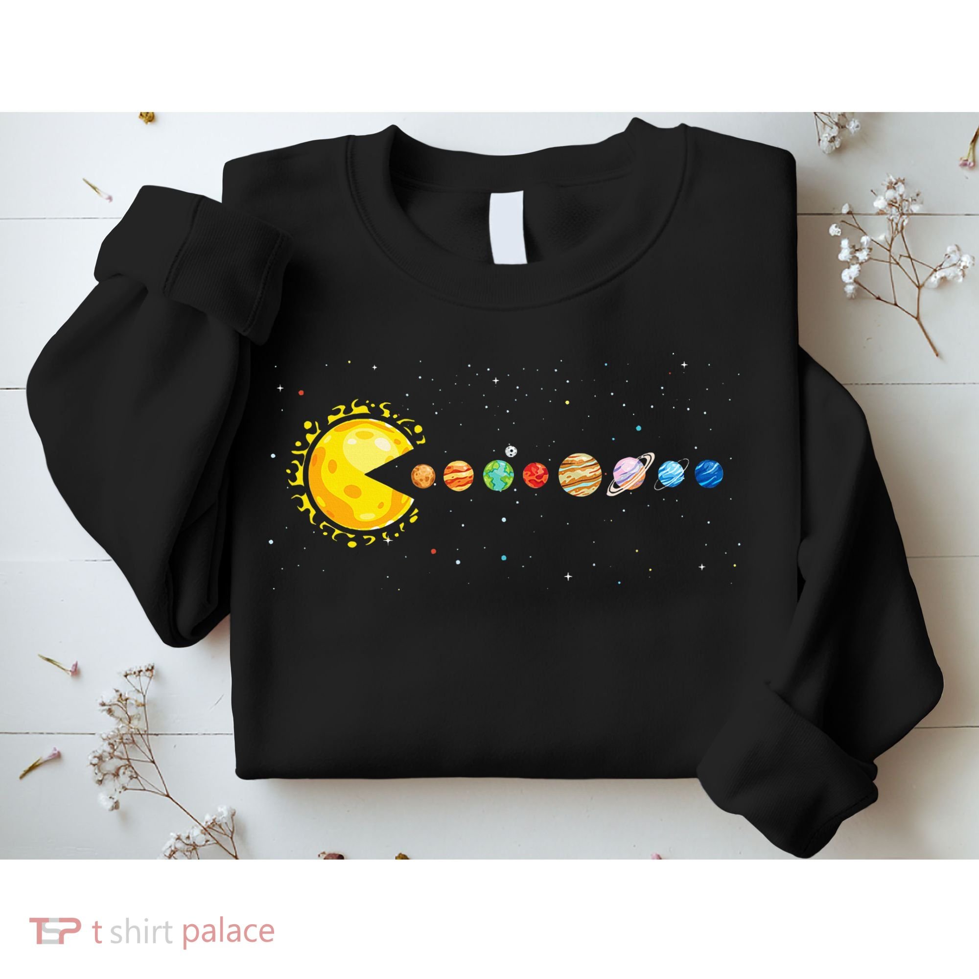 Space Astronomer Science Astronaut Sun Eat Planet Video Game Sweatshirt
