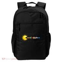 Space Astronomer Science Astronaut Sun Eat Planet Video Game Backpack thumb 0