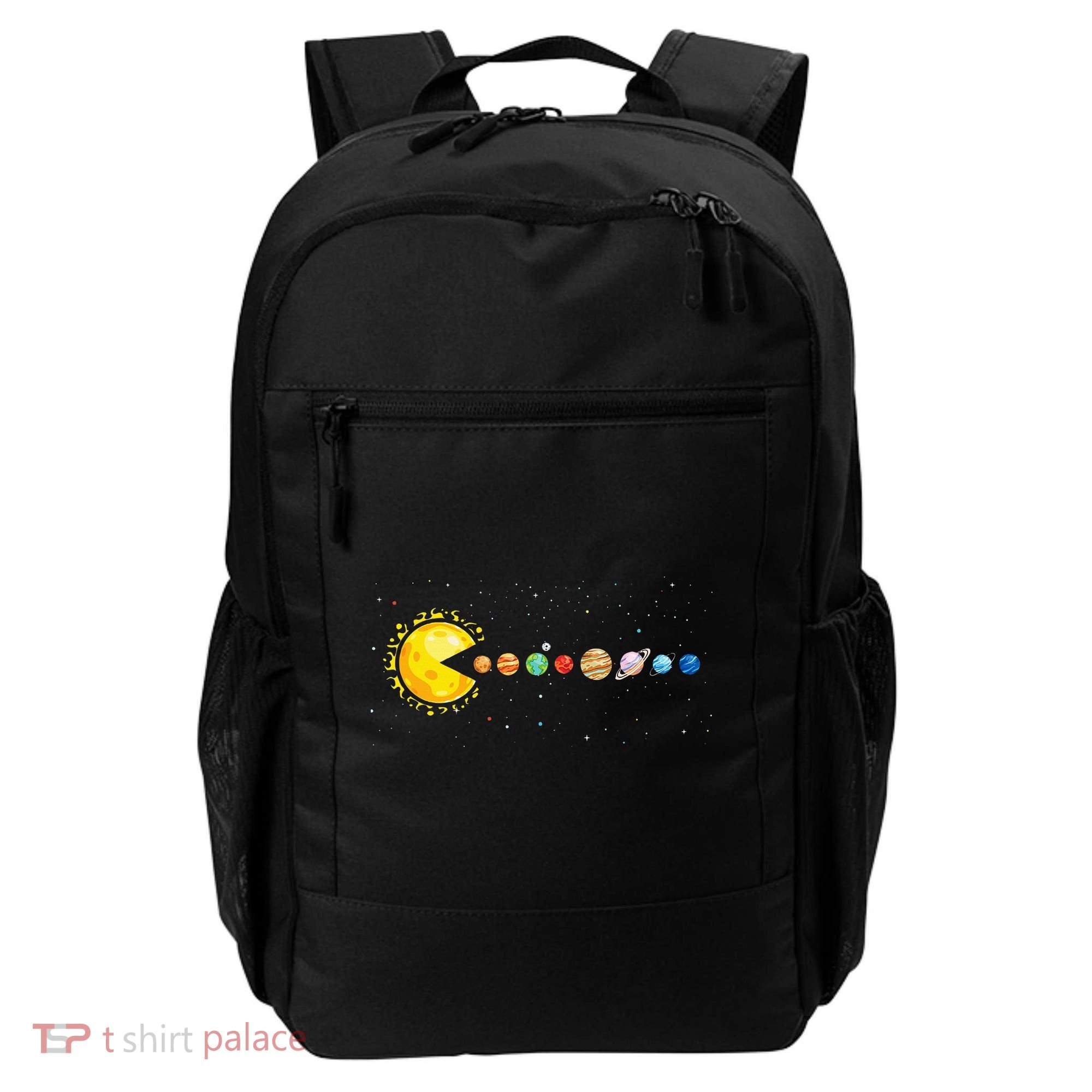 Space Astronomer Science Astronaut Sun Eat Planet Video Game Backpack