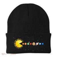 Space Astronomer Science Astronaut Sun Eat Planet Video Game Beanie thumb 0