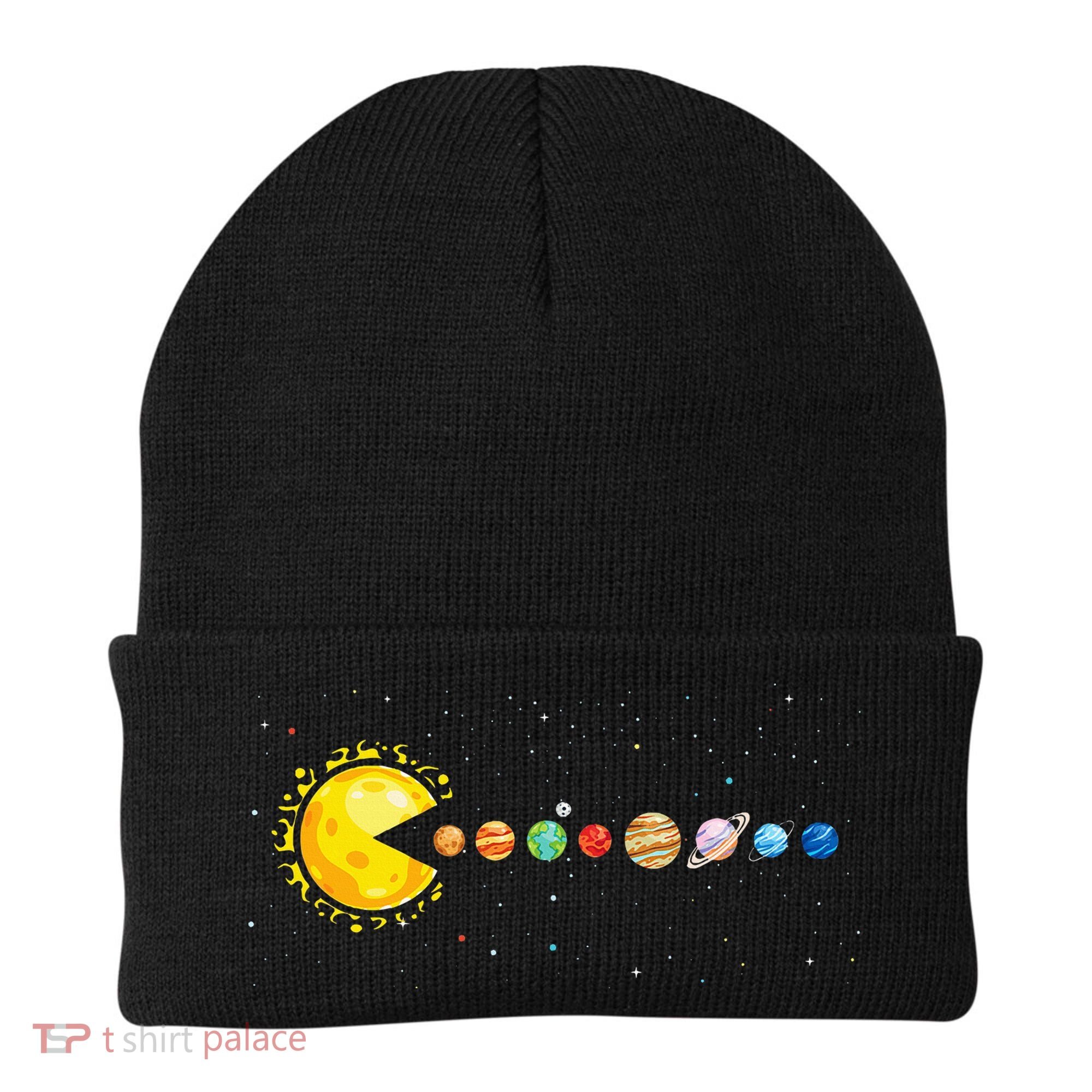 Space Astronomer Science Astronaut Sun Eat Planet Video Game Beanie
