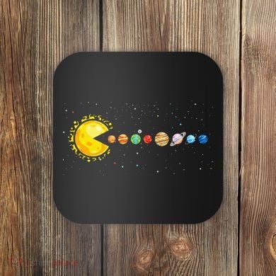 Space Astronomer Science Astronaut Sun Eat Planet Video Game Coaster