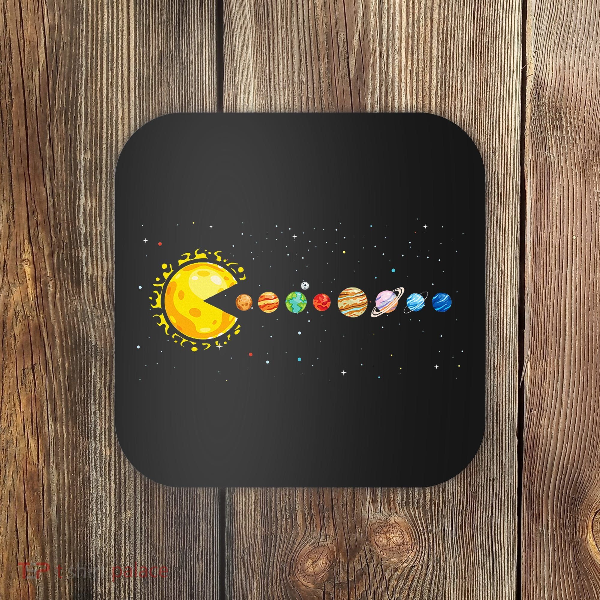 Space Astronomer Science Astronaut Sun Eat Planet Video Game Coaster