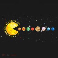 Space Astronomer Science Astronaut Sun Eat Planet Video Game Polo thumb 3
