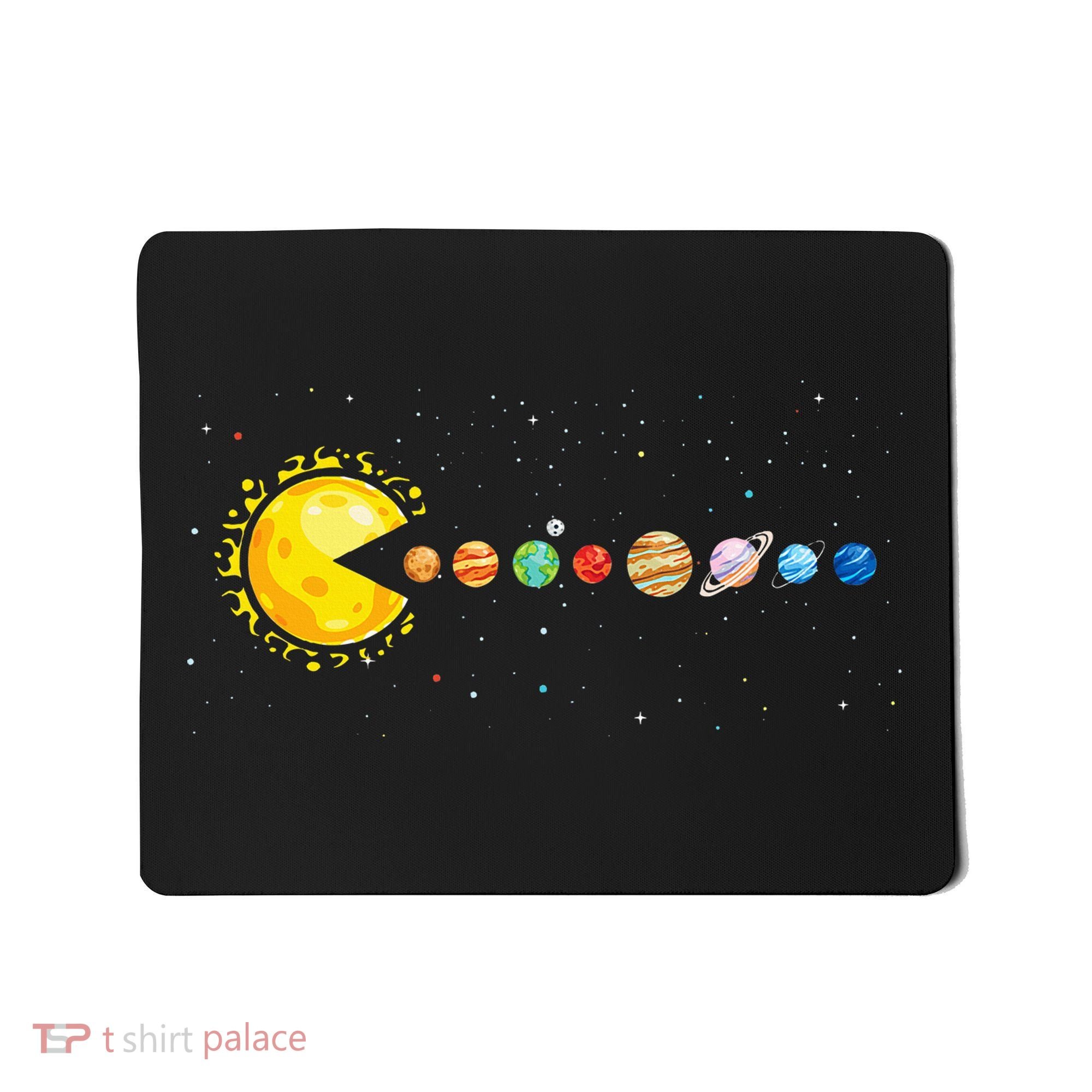 Space Astronomer Science Astronaut Sun Eat Planet Video Game Mousepad