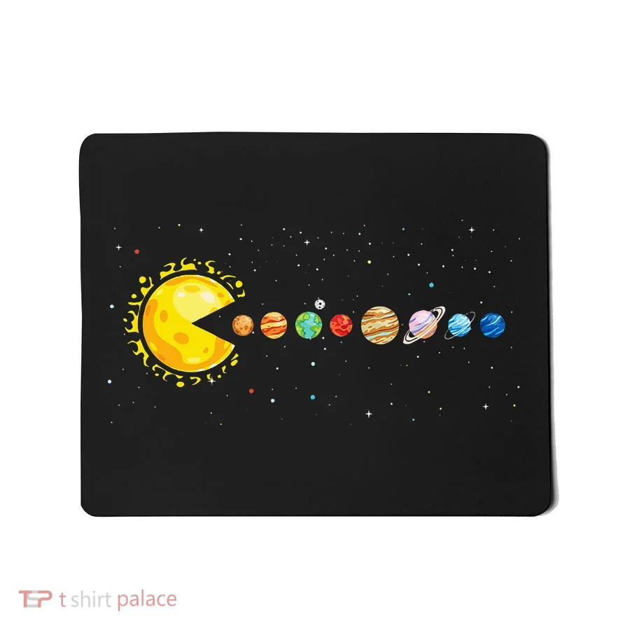 Space Astronomer Science Astronaut Sun Eat Planet Video Game Mousepad