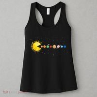 Space Astronomer Science Astronaut Sun Eat Planet Video Game Women's Tank Top thumb 3