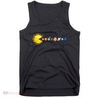 Space Astronomer Science Astronaut Sun Eat Planet Video Game Tank Top thumb 0