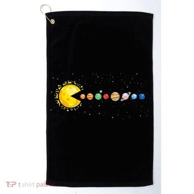 Space Astronomer Science Astronaut Sun Eat Planet Video Game Golf Towel