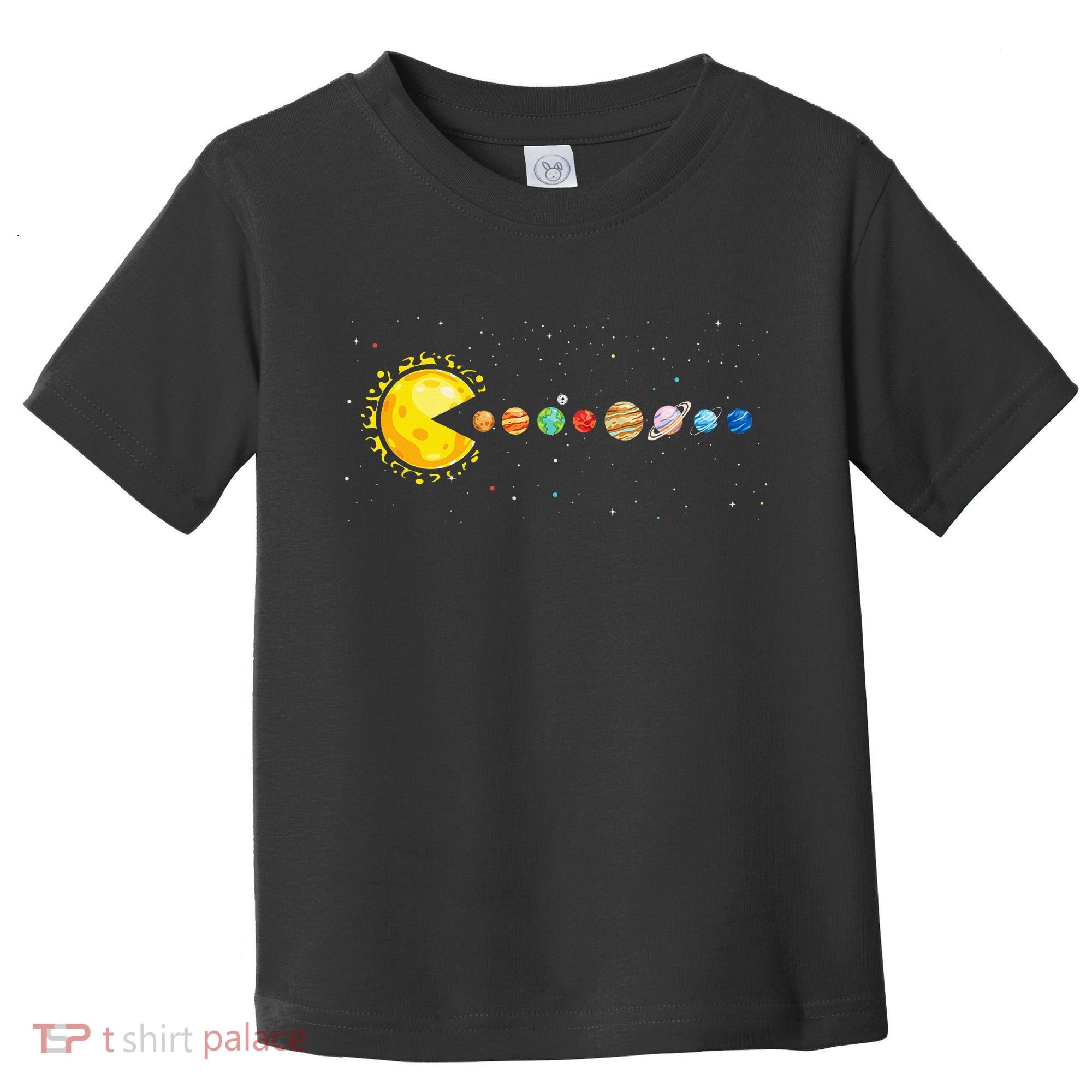 Space Astronomer Science Astronaut Sun Eat Planet Video Game Toddler T-Shirt