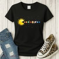 Space Astronomer Science Astronaut Sun Eat Planet Video Game Women's T-Shirt thumb 3