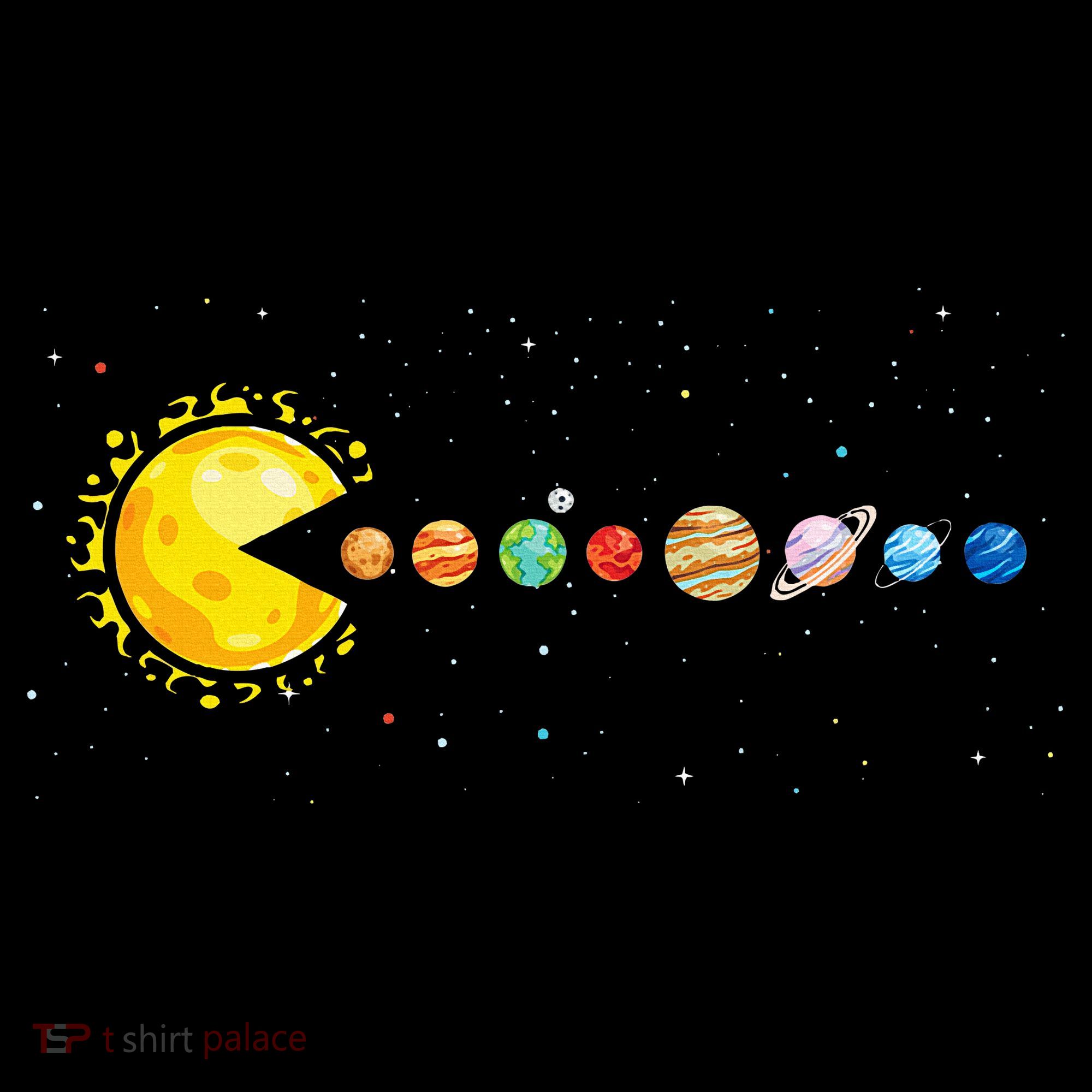 Space Astronomer Science Astronaut Sun Eat Planet Video Game Women's T-Shirt