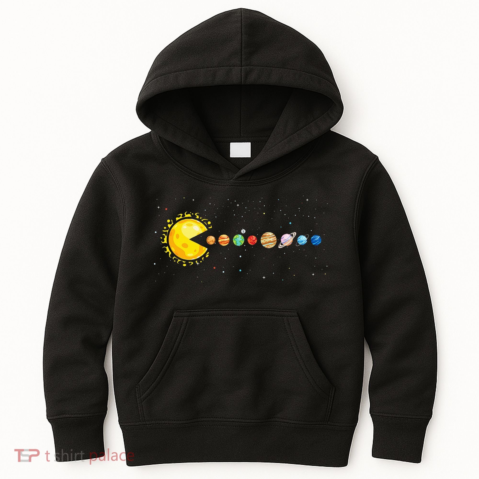 Space Astronomer Science Astronaut Sun Eat Planet Video Game Kids Hoodie