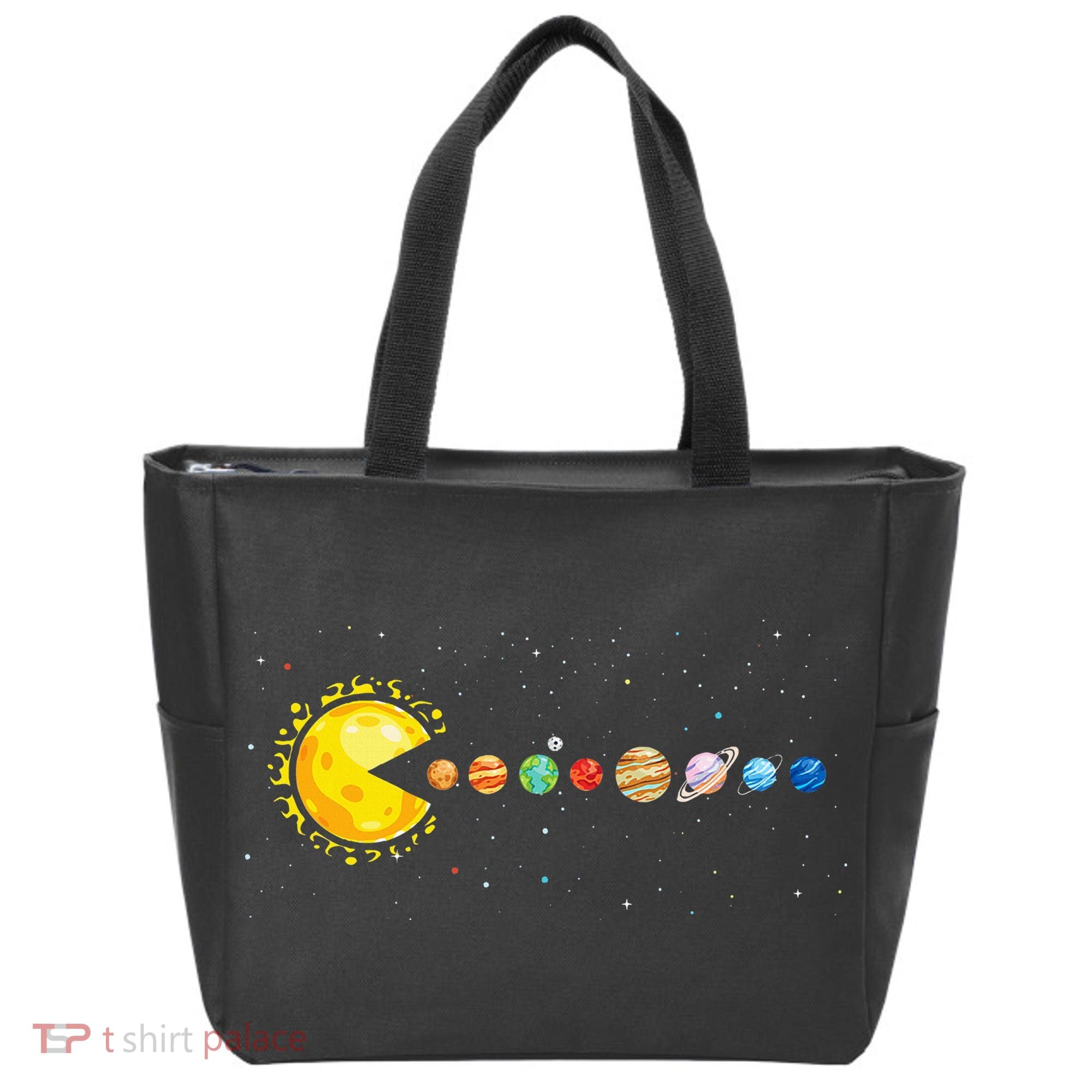Space Astronomer Science Astronaut Sun Eat Planet Video Game Tote Bag