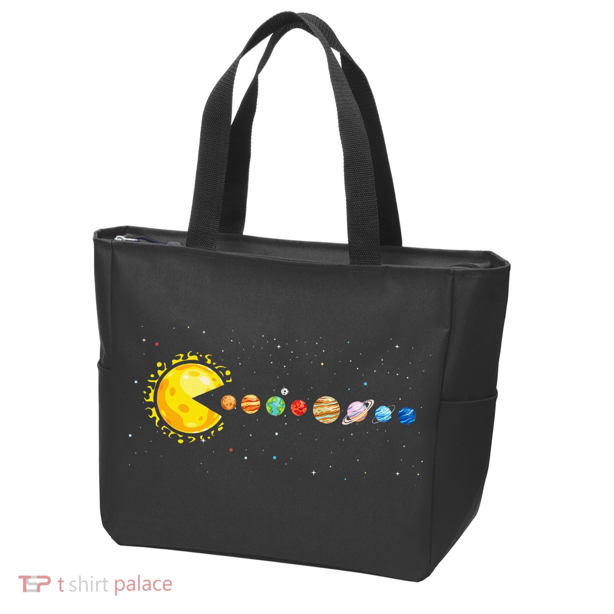 Space Astronomer Science Astronaut Sun Eat Planet Video Game Tote Bag