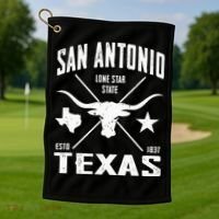 San Antonio Golf Towel thumb 1