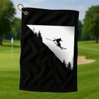 Ski Apparel Skiing Skier Ski Golf Towel thumb 1