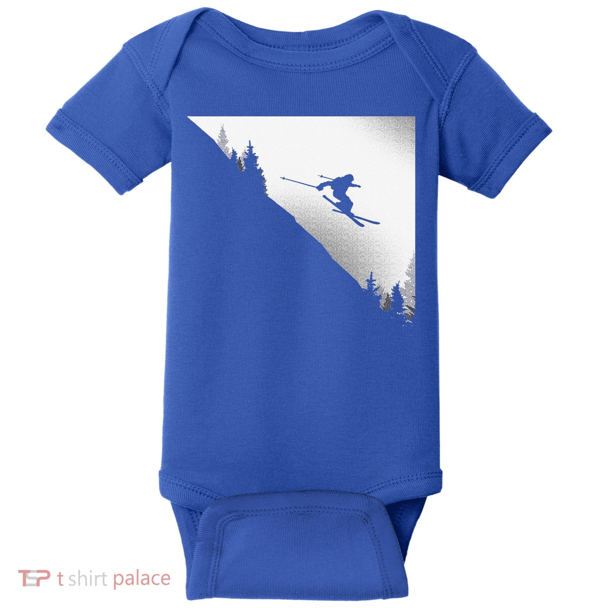 Ski Apparel Skiing Skier Ski Baby Bodysuit