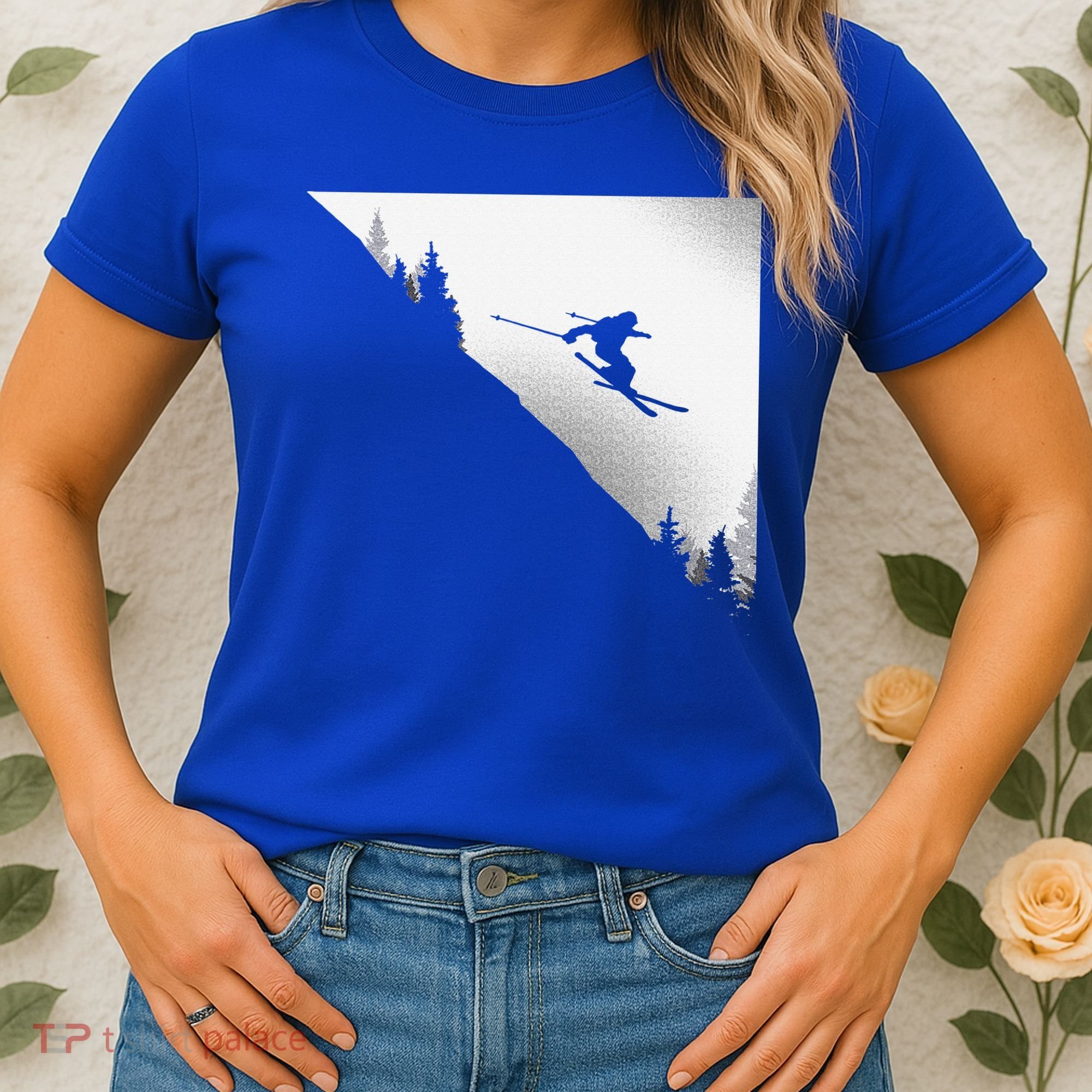 Ski Apparel Skiing Skier Ski Women's T-Shirt