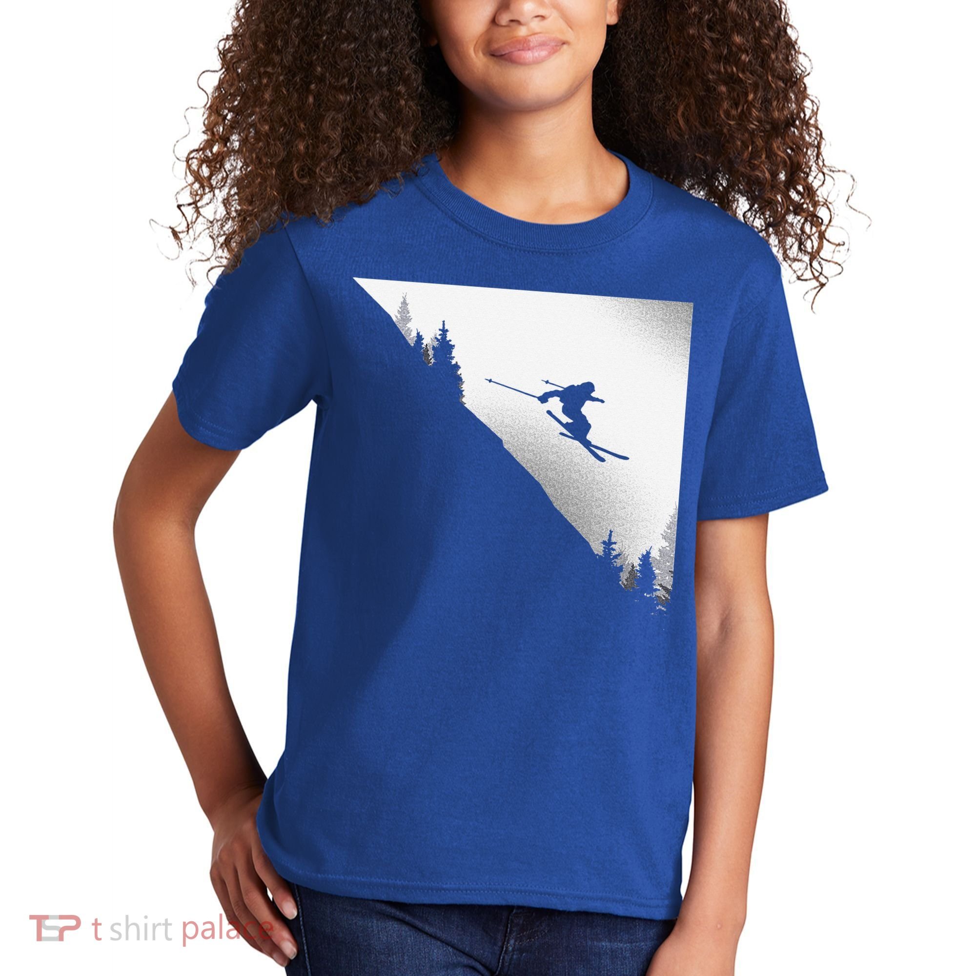 Ski Apparel Skiing Skier Ski Kids T-Shirt
