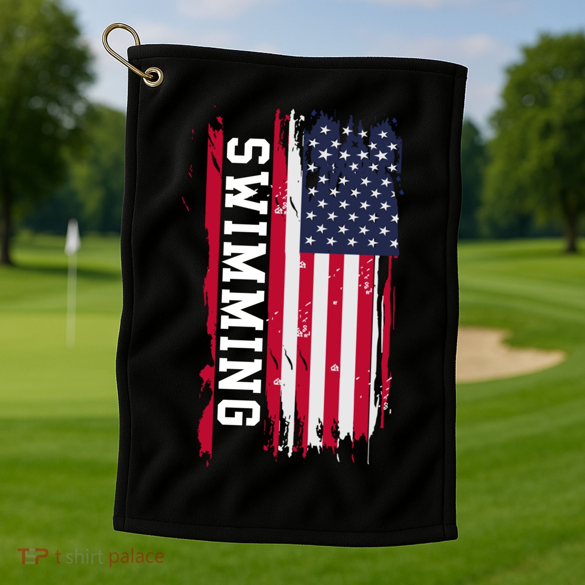 Swimming And Swimmers Gift Golf Towel