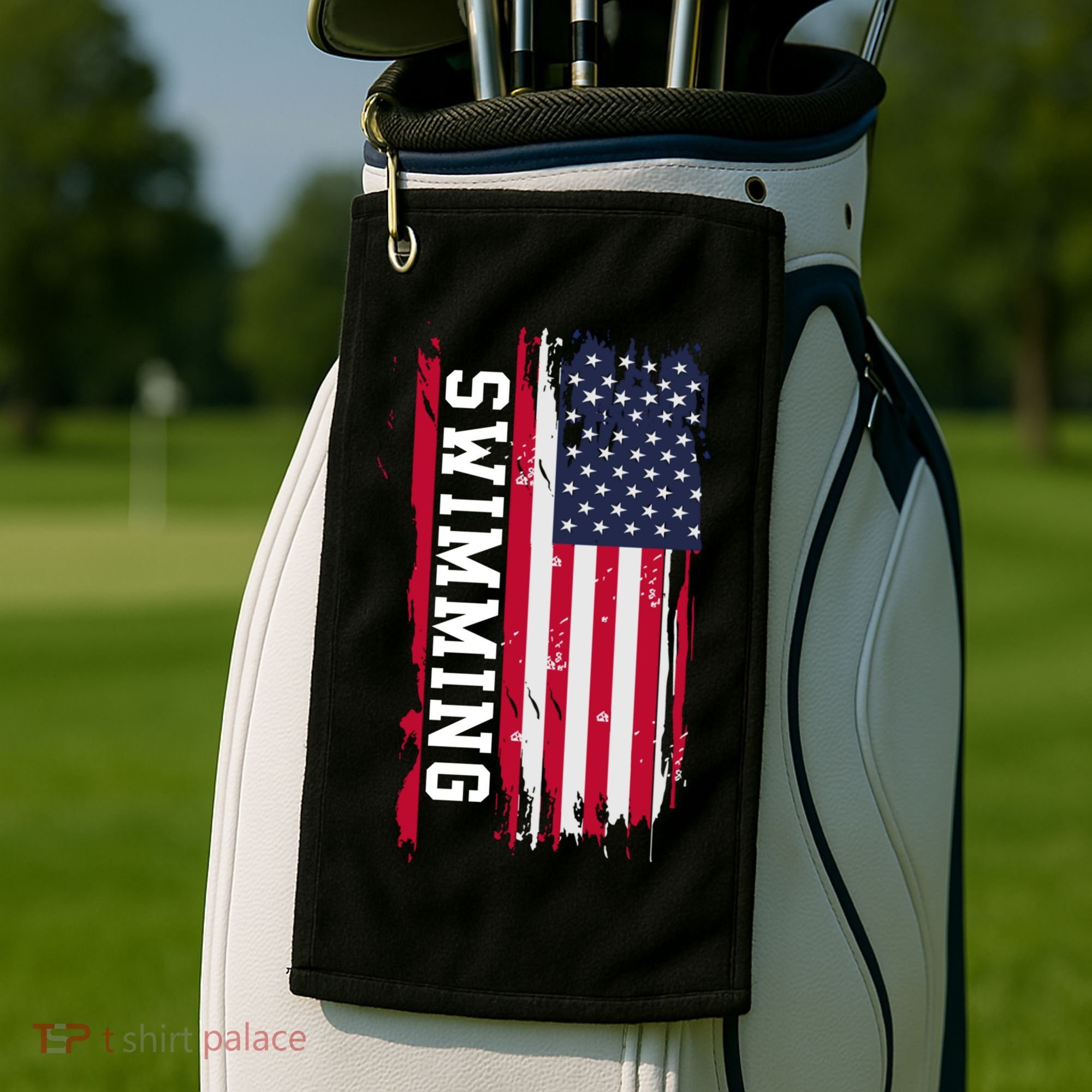 Swimming And Swimmers Gift Golf Towel