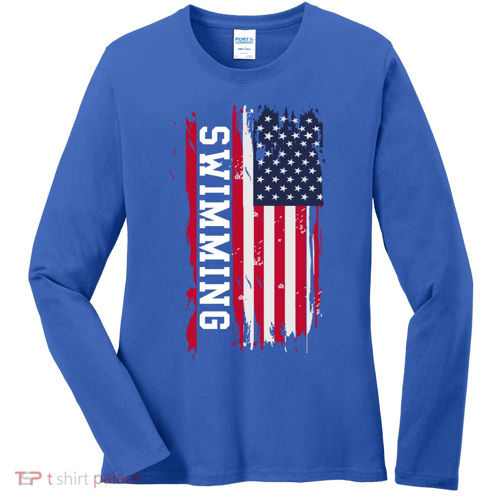 Swimming And Swimmers Gift Women's Long Sleeve Shirt