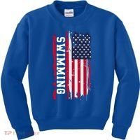 Swimming And Swimmers Gift Kids Sweatshirt thumb 0