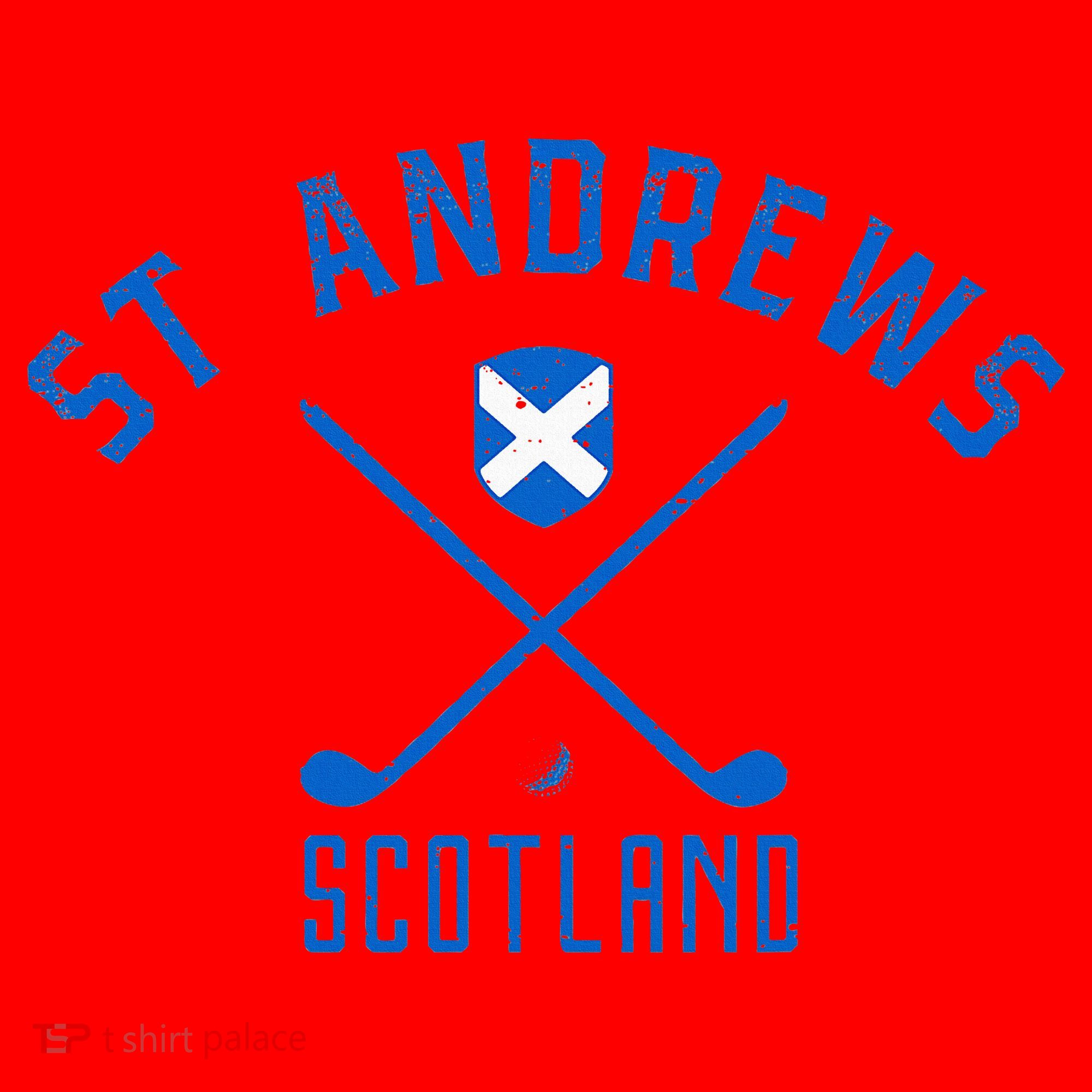 St. Andrews Scotland Golf Santa Hat