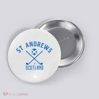 St. Andrews Scotland Golf Button thumb 0