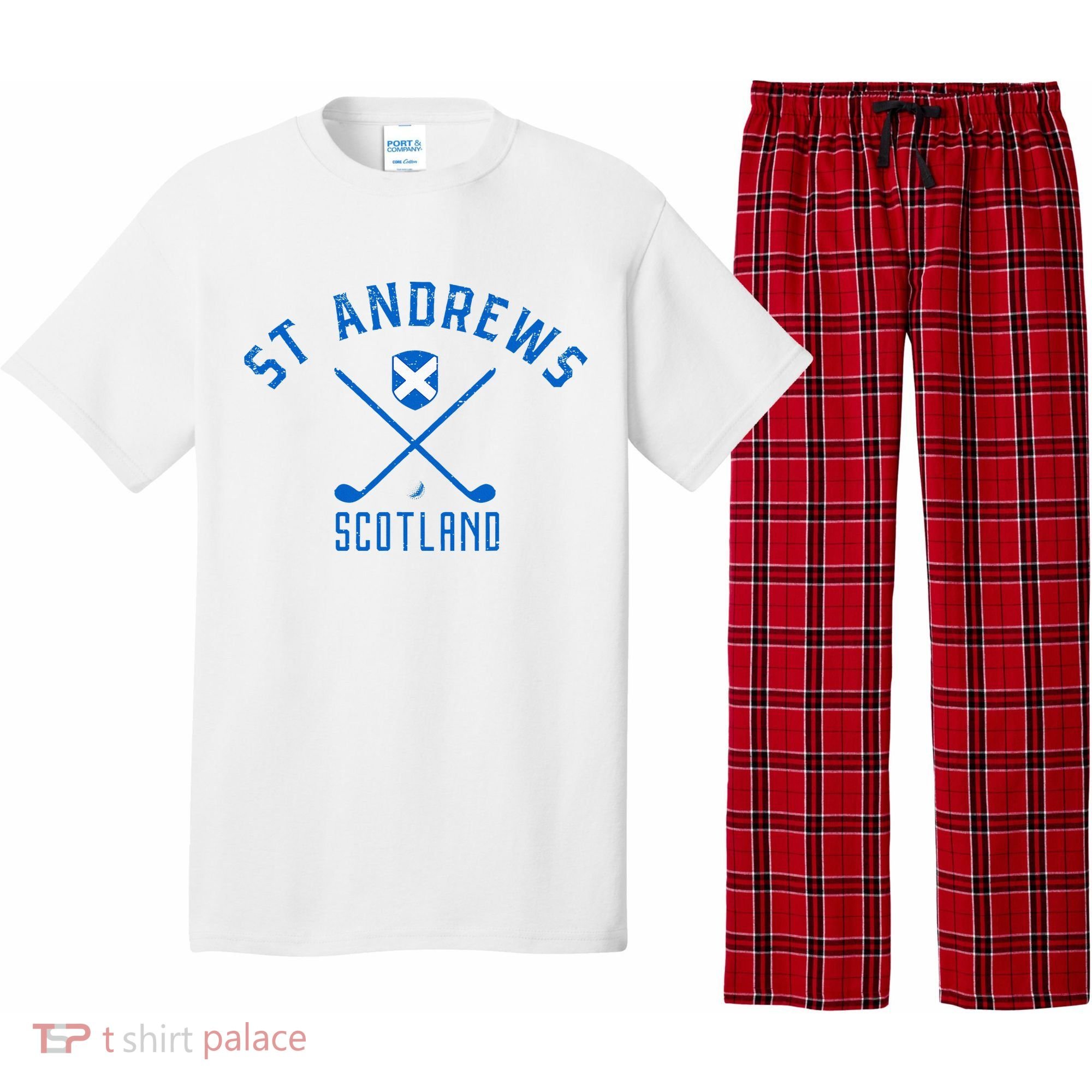 St. Andrews Scotland Golf Pajama Set