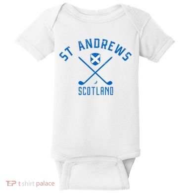 St. Andrews Scotland Golf Baby Bodysuit